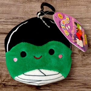 Squishmallows Myrtle Bride of Frankenstein Plush 3.5” Clip NWT Halloween…